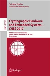 Book cover of Cryptographic Hardware and Embedded Systems – CHES 2017 by Wieland Fischer