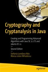 Book cover of Cryptography and Cryptanalysis in Java (2nd ed.) by Stefania Loredana Nita
