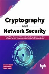 Book cover of Cryptography and Network Security by Bhushan Trivedi