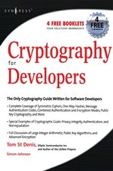 Book cover of Cryptography for Developers by Tom St Denis