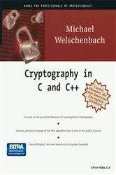 Book cover of Cryptography in C and C++ by Michael Welschenbach