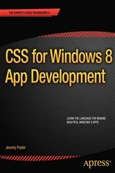 Book cover of CSS for Windows 8 App Development by Jeremy Foster