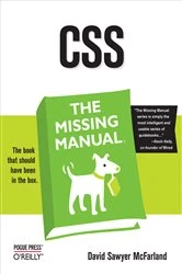 Book cover of CSS: The Missing Manual by David Sawyer McFarland