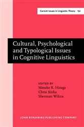Book cover of Cultural, Psychological and Typological Issues in Cognitive Linguistics by Masako K. Hiraga