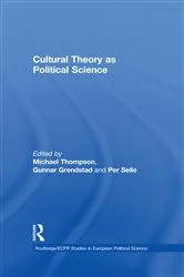 Book cover of Cultural Theory as Political Science by Gunnar Grendstad