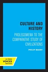 Book cover of Culture and History by Philip Bagby