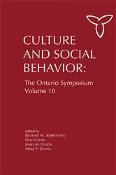 Book cover of Culture and Social Behavior by Richard M. Sorrentino