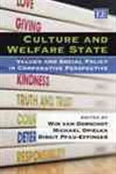 Book cover of Culture and Welfare State by Wim van Oorschot