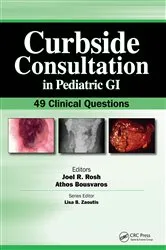 Book cover of Curbside Consultation in Pediatric GI by Joel Rosh