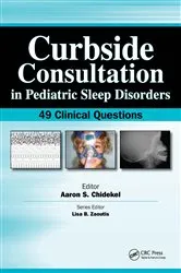 Book cover of Curbside Consultation in Pediatric Sleep Disorders by Aaron Chidekel