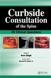 Book cover of Curbside Consultation of the Spine by Ken Singh