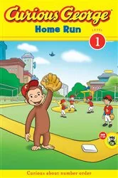 Book cover of Curious George George Home Run by H.A. Rey