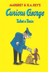 Book cover of Curious George Takes a Train by Margret Rey