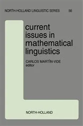 Book cover of Current Issues in Mathematical Linguistics by C. Martín-Vide
