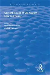 Book cover of Current Issues of UK Asylum Law and Policy by Unknown