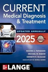 Book cover of CURRENT Medical Diagnosis and Treatment 2025 (64th ed.) by Maxine A. Papadakis