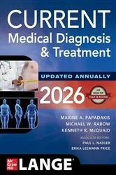 Book cover of CURRENT Medical Diagnosis & Treatment 2026 (65th ed.) by Maxine A. Papadakis