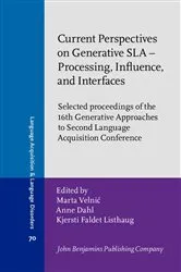 Book cover of Current Perspectives on Generative SLA - Processing, Influence, and Interfaces by Marta Velnić