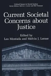 Book cover of Current Societal Concerns about Justice by Leo Montada