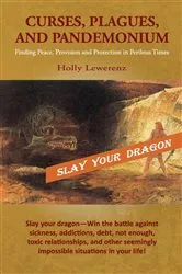 Book cover of Curses, Plagues, and Pandemonium by Holly Lewerenz