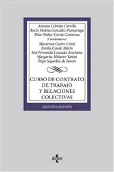 Book cover of Curso de contrato de trabajo y relaciones colectivas by Unknown