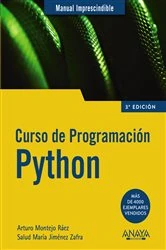 Book cover of Curso de Programación Python by Arturo Montejo Ráez