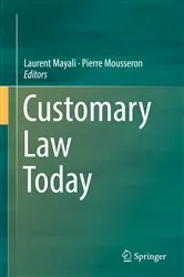 Book cover of Customary Law Today by Unknown