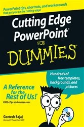 Book cover of Cutting Edge PowerPoint For Dummies by Geetesh Bajaj