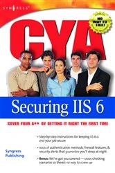 Book cover of CYA Securing IIS 6.0 by Chris Peiris