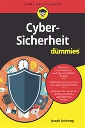 Book cover of Cyber-Sicherheit für Dummies by Joseph Steinberg