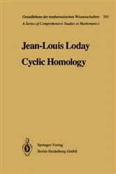 Book cover of Cyclic Homology by Jean-Louis Loday