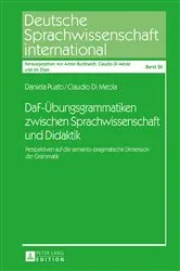 Book cover of DaF-Uebungsgrammatiken zwischen Sprachwissenschaft und Didaktik by Claudio Di Meola