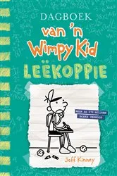 Book cover of Dagboek van ’n Wimpy Kid #18: Leëkoppie by Jeff Kinney