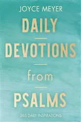 Book cover of Daily Devotions from Psalms by Joyce Meyer