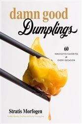 Book cover of Damn Good Dumplings by Stratis Morfogen