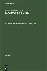 Book cover of Dane County Kölsch – Wisconsin, USA by Unknown