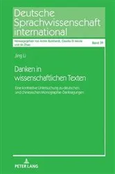 Book cover of Danken in wissenschaftlichen Texten by Armin Burkhardt