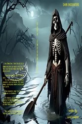 Book cover of Dark encounters by June  Ann Lundgren