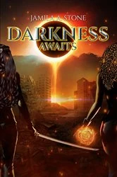Book cover of Darkness Awaits by Jamila A Stone