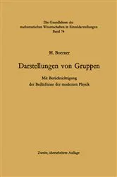 Book cover of Darstellungen von Gruppen (2nd ed.) by Unknown