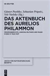 Book cover of Das Aktenbuch des Aurelios Philammon by Günter Poethke