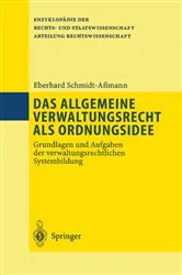 Book cover of Das allgemeine Verwaltungsrecht als Ordnungsidee by Eberhard Schmidt-Aßmann