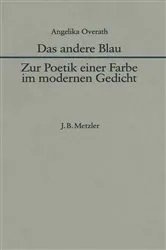 Book cover of Das andere Blau by Angelika Overath