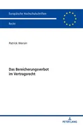 Book cover of Das Bereicherungsverbot im Vertragsrecht by Unknown