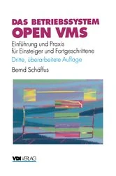 Book cover of Das Betriebssystem Open VMS (3rd ed.) by Bernd Schäffus