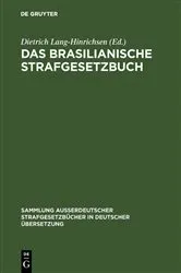 Book cover of Das Brasilianische Strafgesetzbuch by Dietrich Lang-Hinrichsen