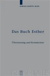 Book cover of Das Buch Esther by Harald Martin Wahl