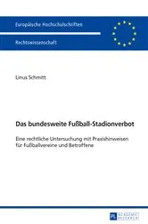 Book cover of Das bundesweite Fußball-Stadionverbot by Unknown