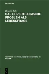 Book cover of Das christologische Problem als Lebensfrage by Unknown