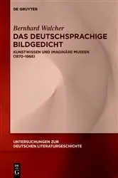 Book cover of Das deutschsprachige Bildgedicht by Bernhard Walcher